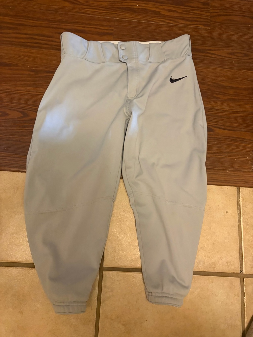 Nike youth Light gray Baseball Pants